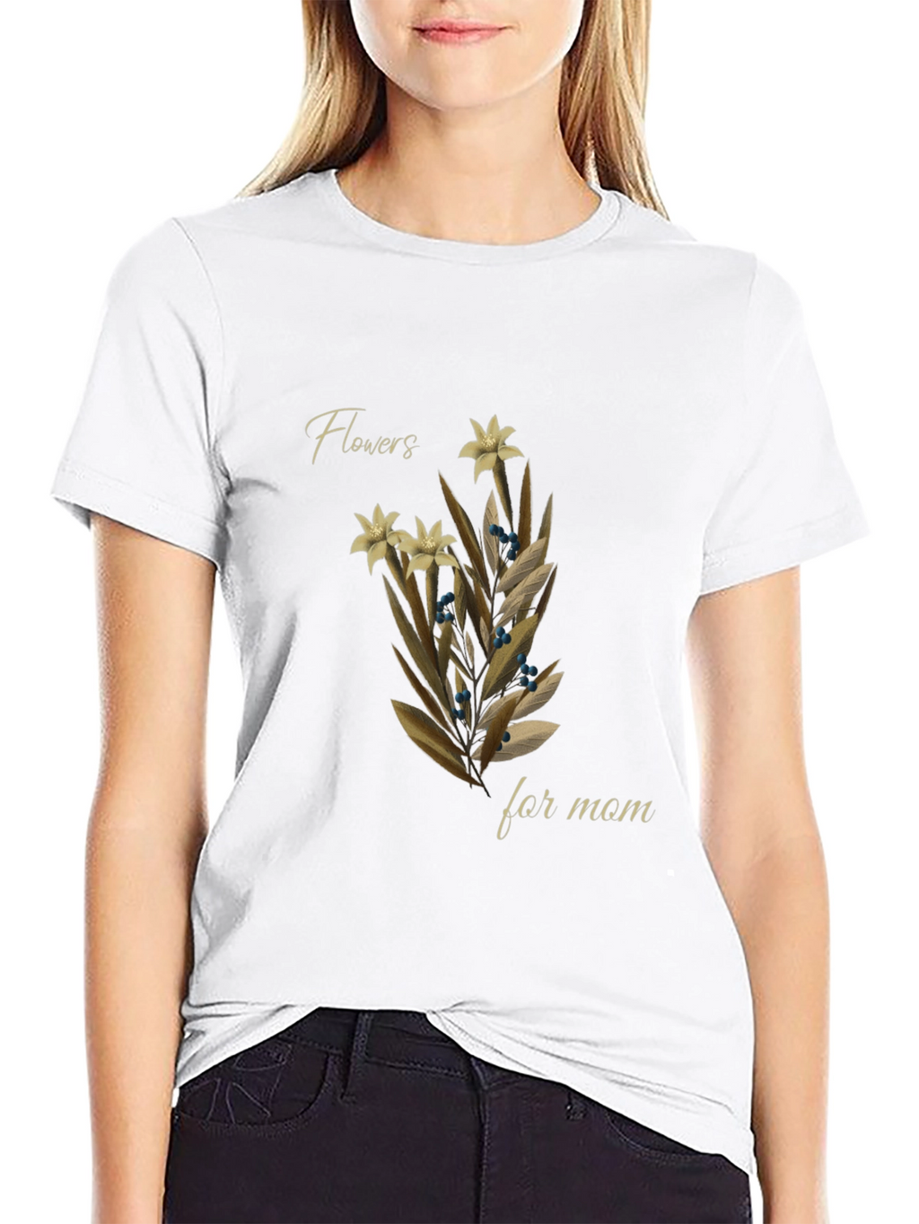 Flowers For Mom Graphic Tee