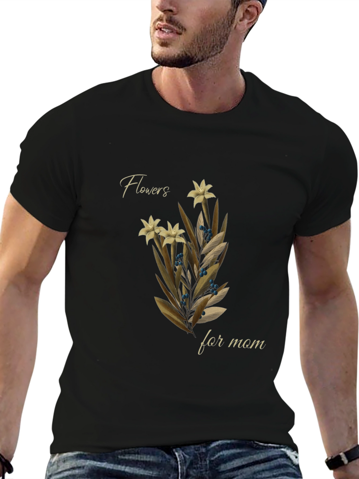 Flowers For Mom Graphic Tee