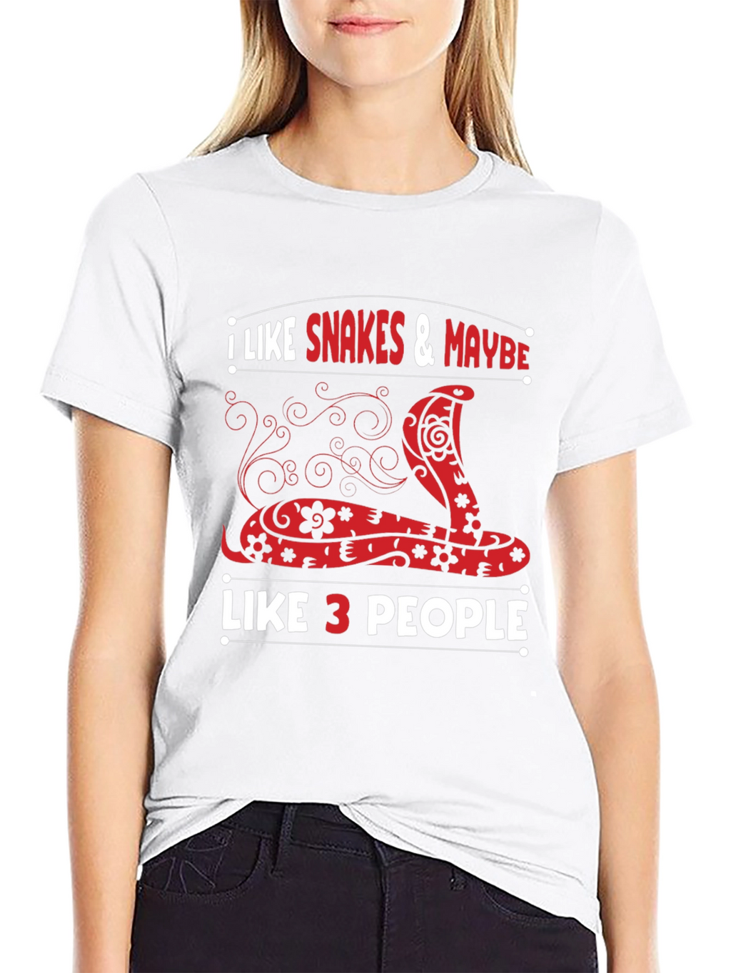 I Like Snakes and Maybe Like 3 People T-Shirt