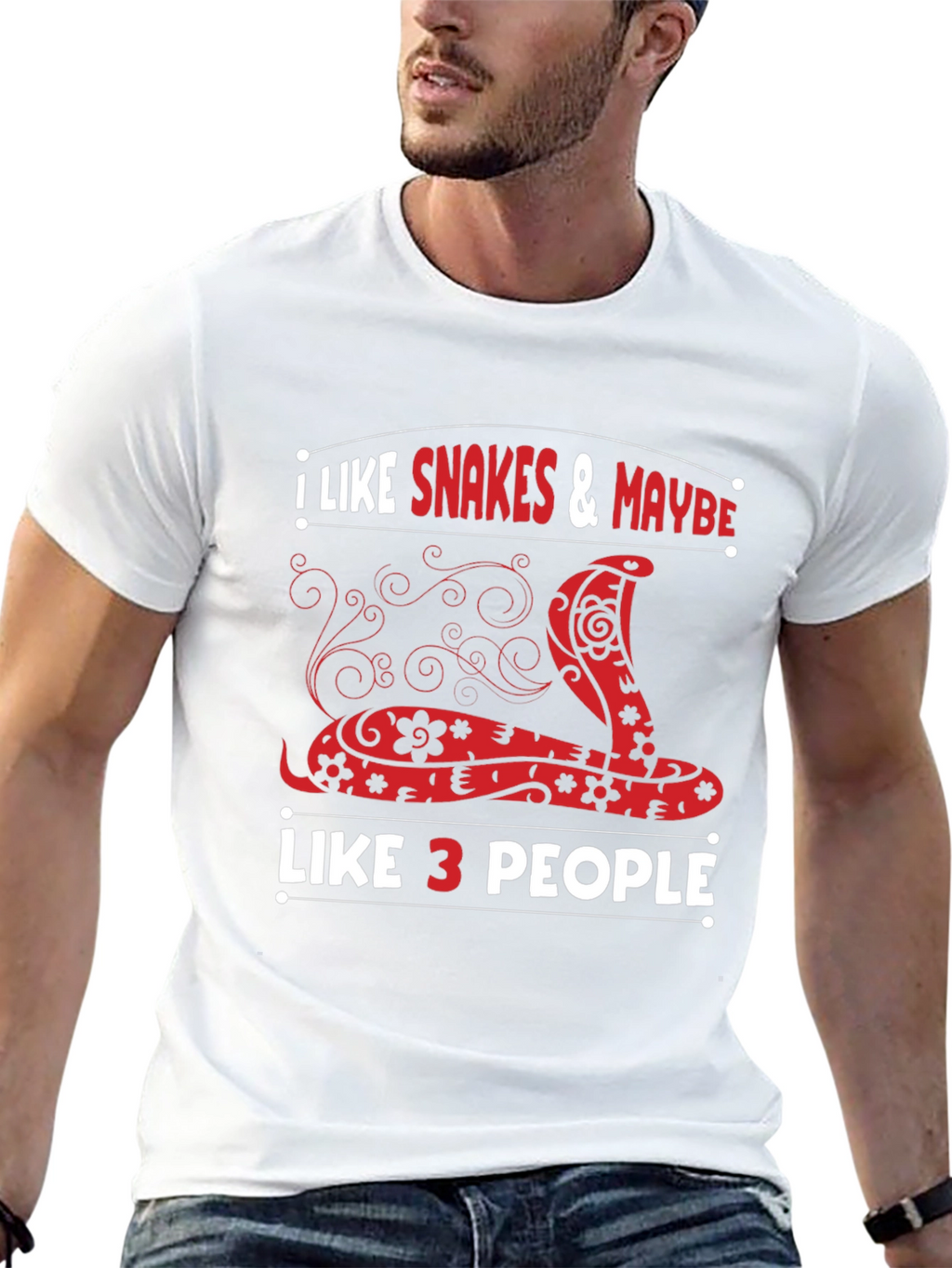 I Like Snakes and Maybe Like 3 People T-Shirt