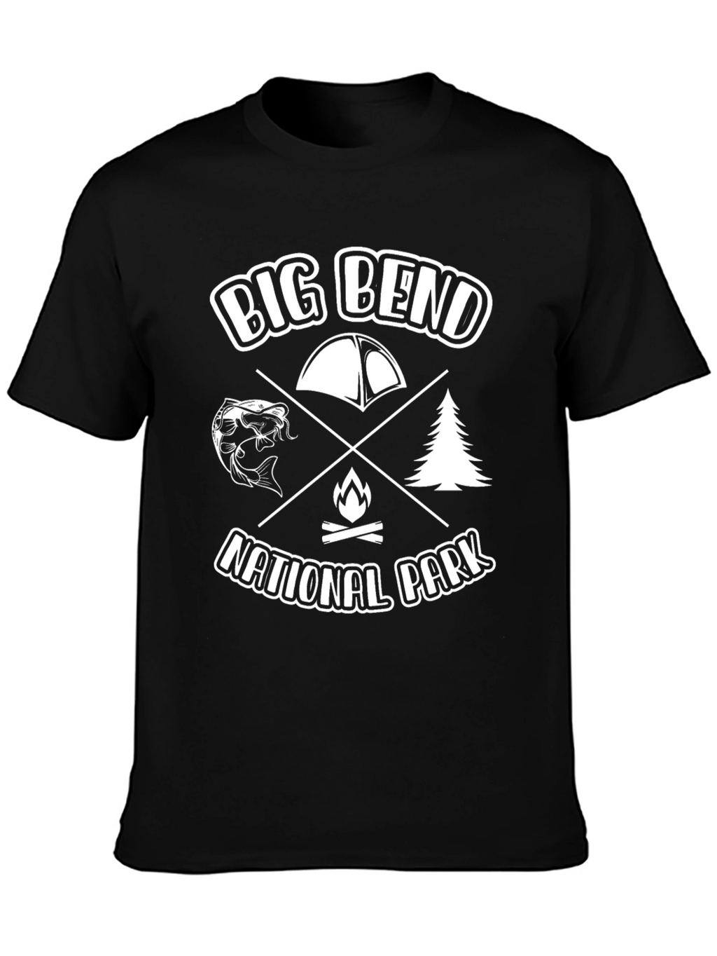 Big Bend National Park Black Graphic Tee