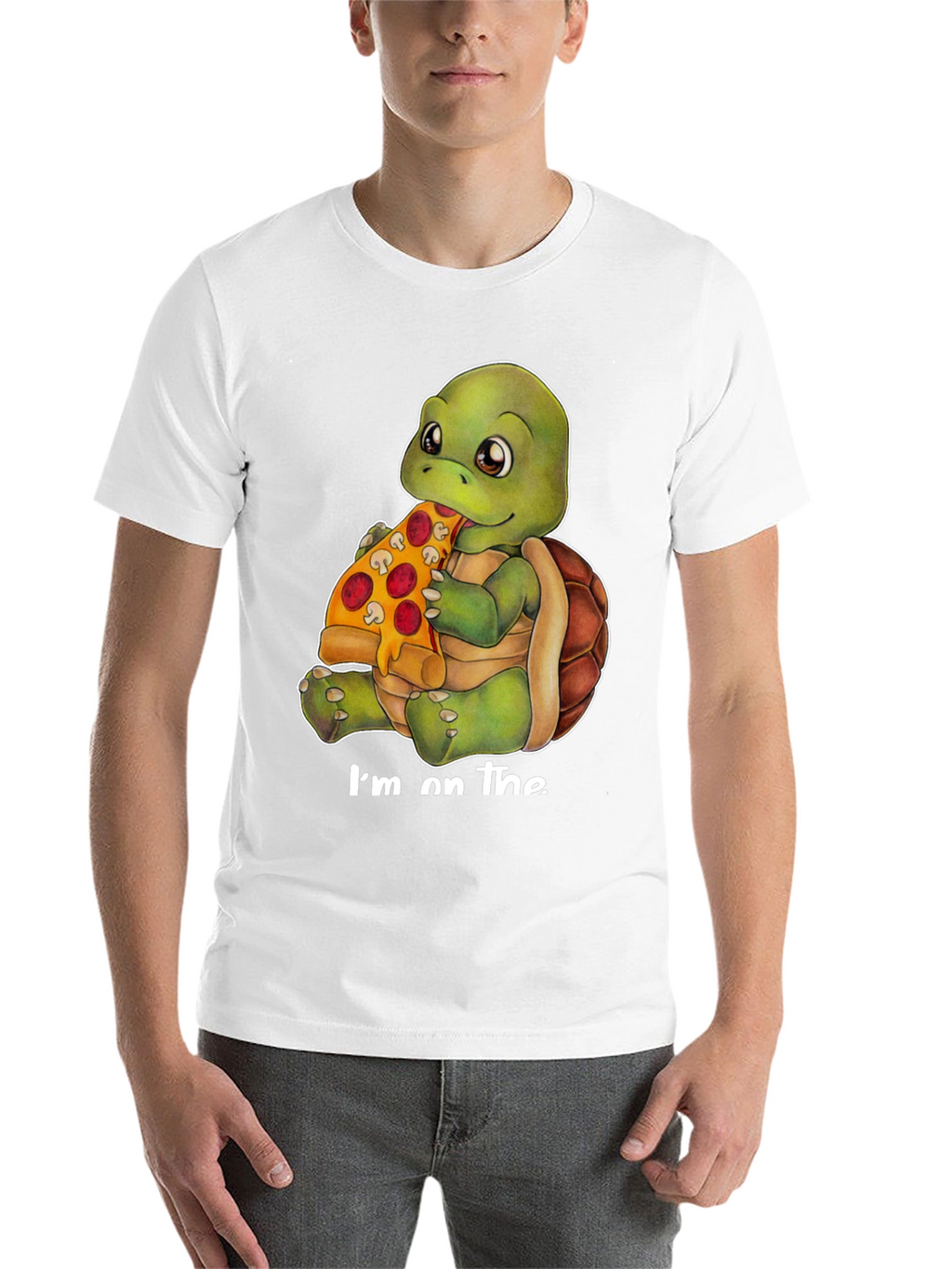 Turtle Pizza Black T-Shirt
