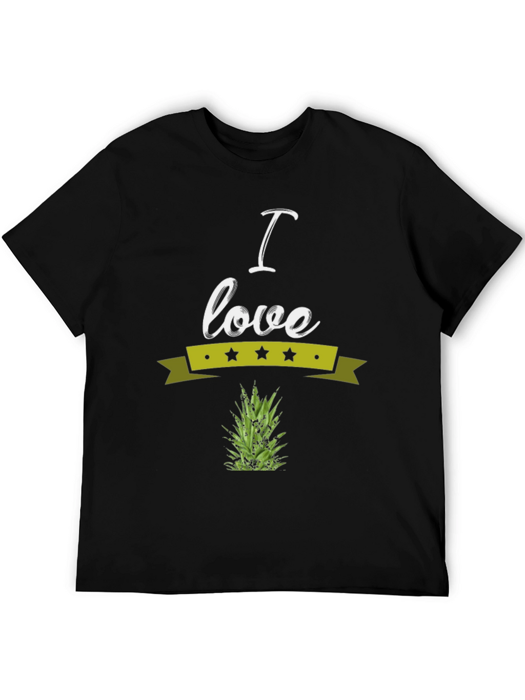 I Love Pineapple Graphic Tee - Soft Cotton Blend