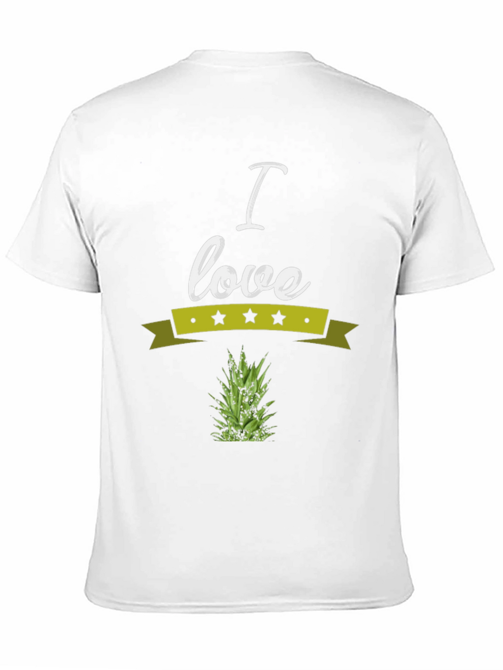 I Love Pineapple Graphic Tee - Soft Cotton Blend