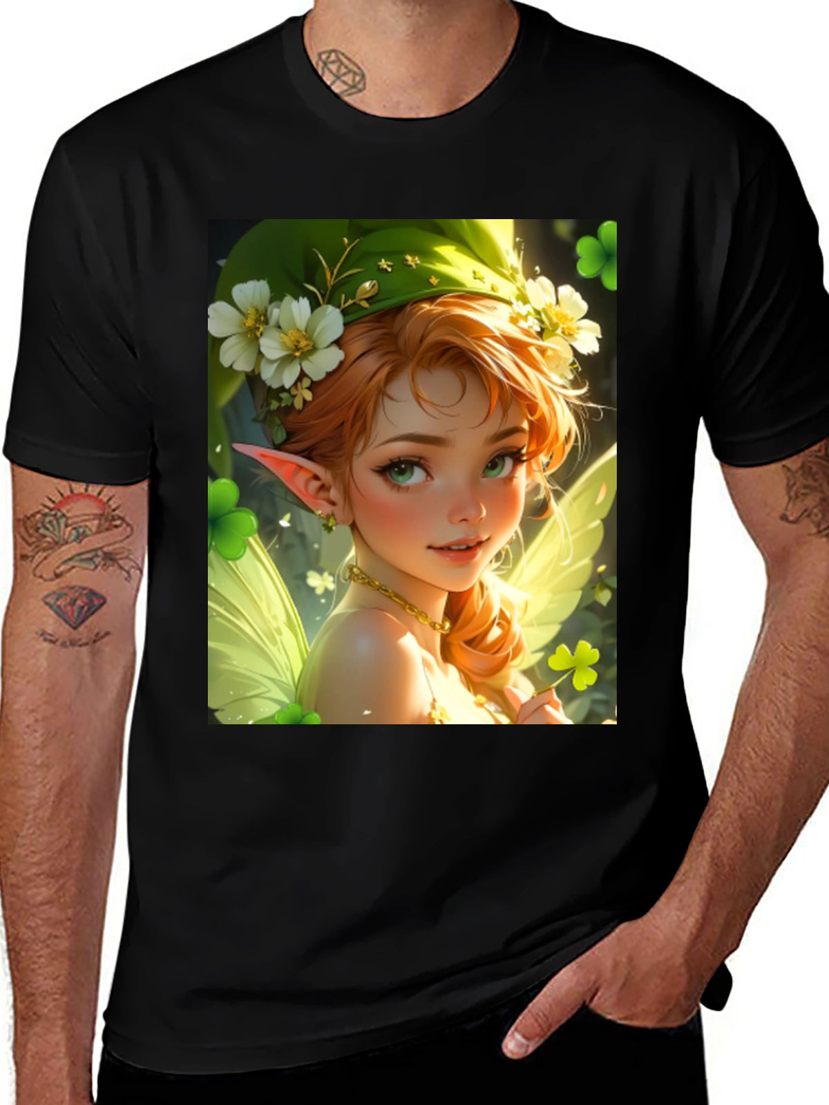 St. Patricks Day Fairycore Graphic Tee