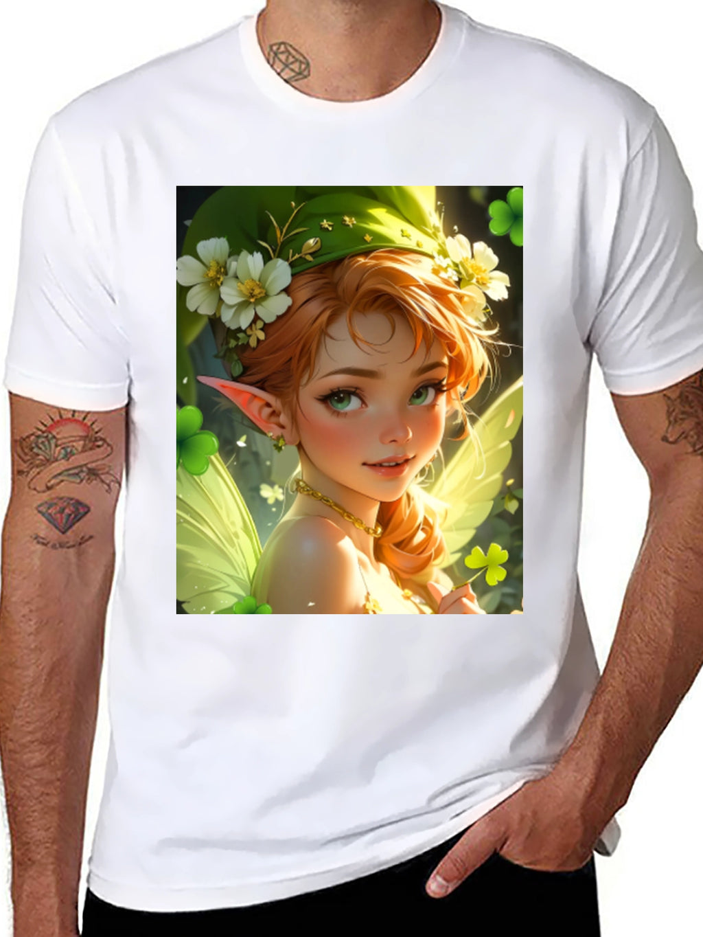 St. Patricks Day Fairycore Graphic Tee