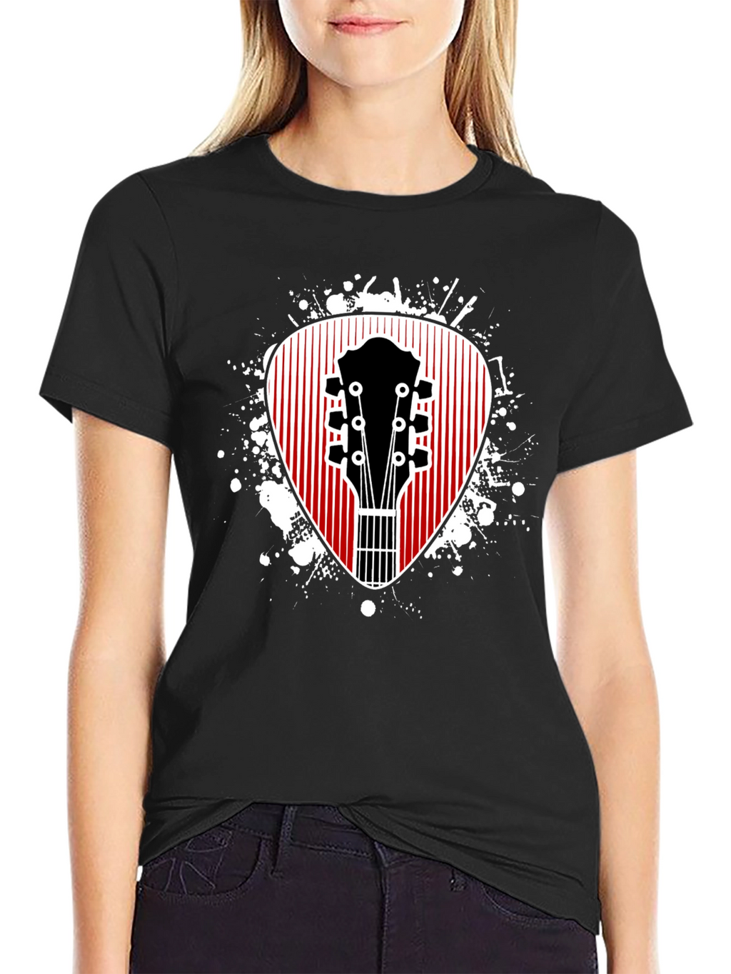 Guitar Pick Graphic T-Shirt - Music Lover Tee