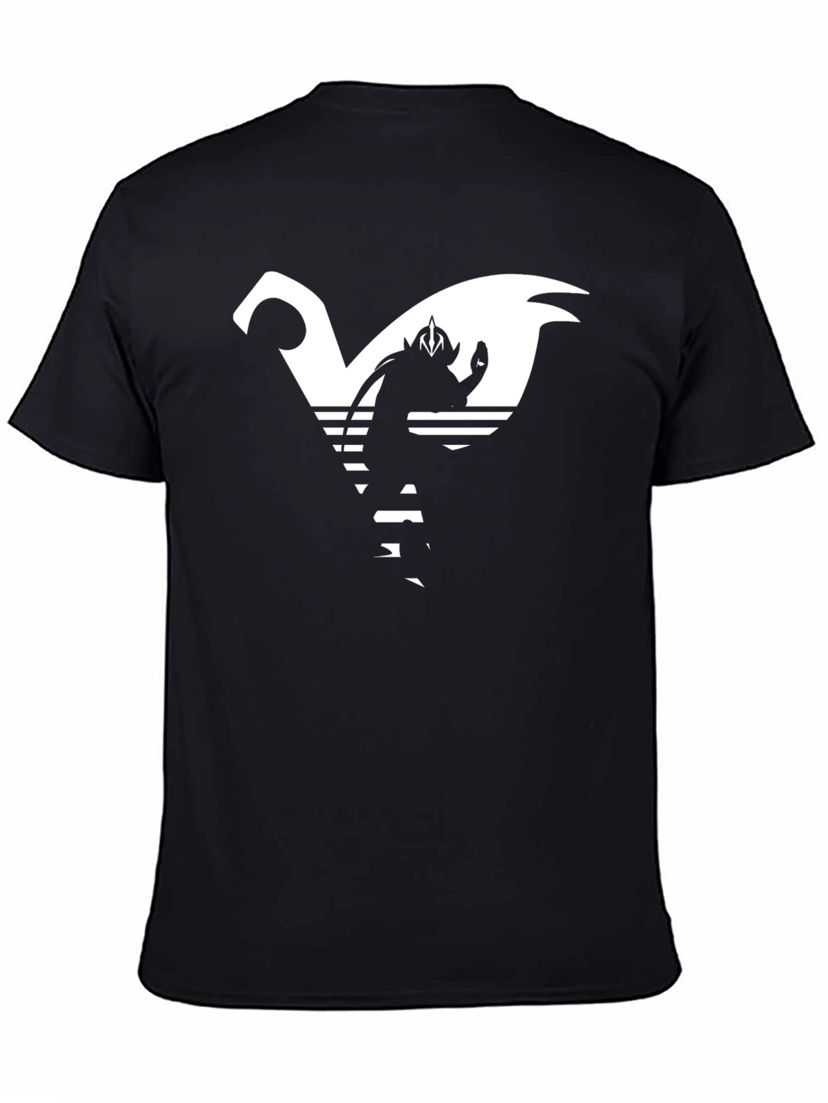 Retro Anime Graphic Tee - Black