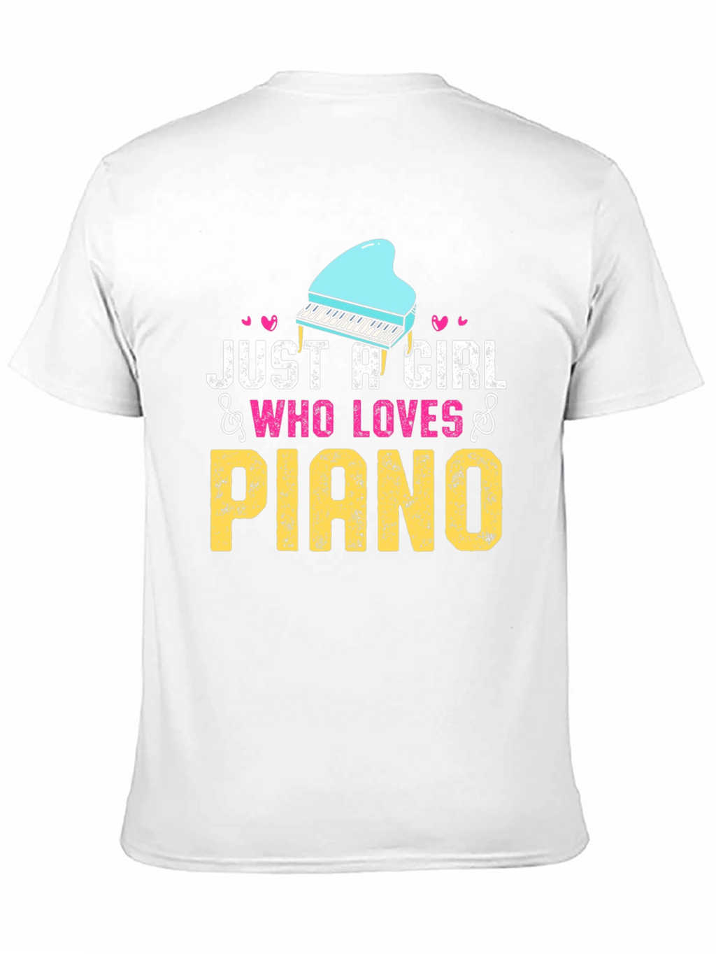 Just A Girl Who Loves Piano T-Shirt