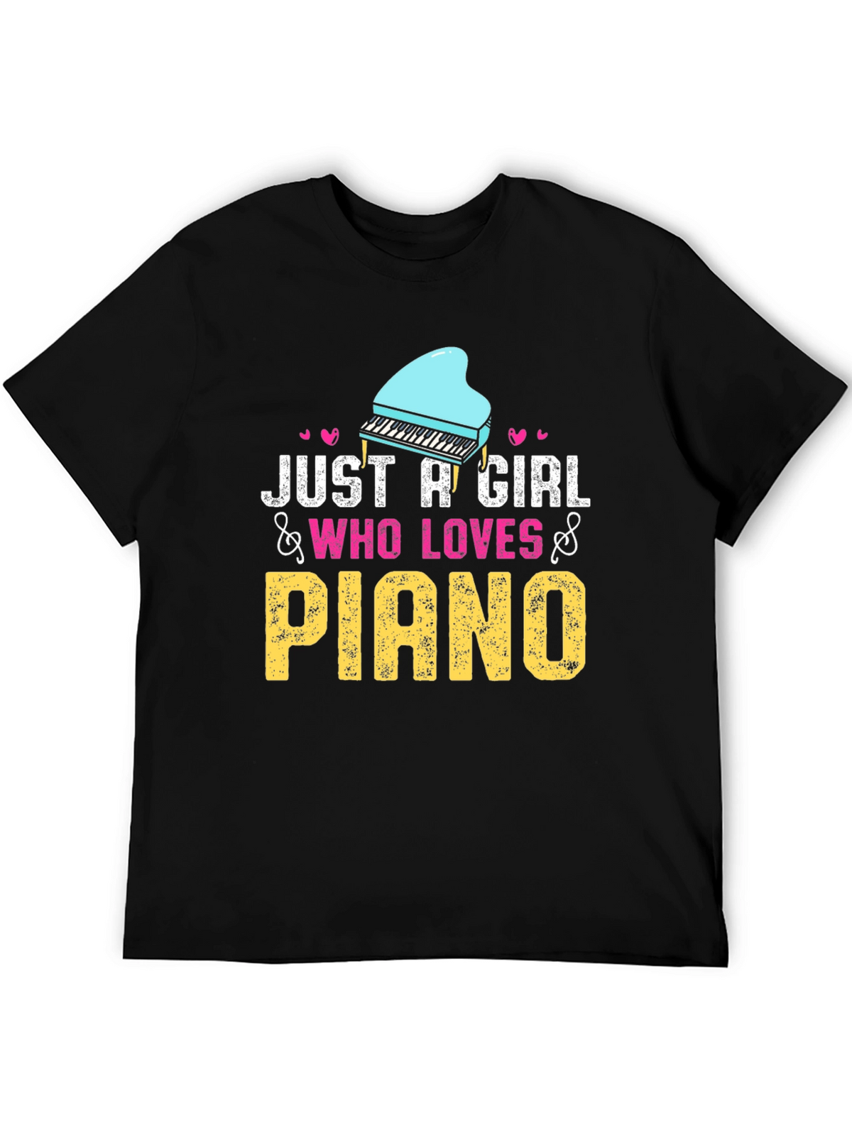 Just A Girl Who Loves Piano T-Shirt
