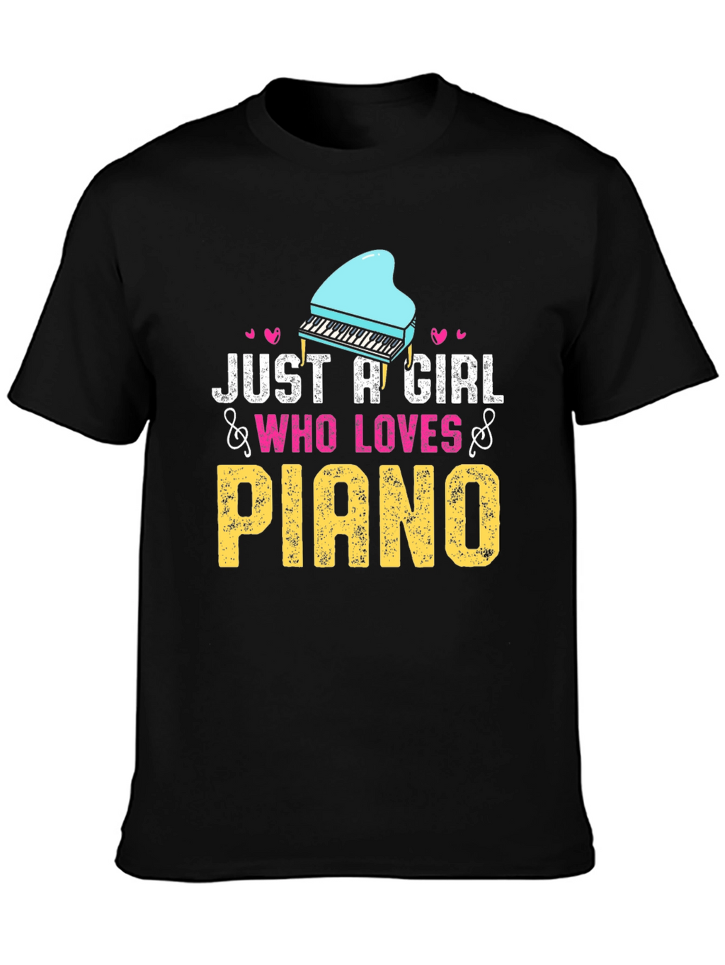 Just A Girl Who Loves Piano T-Shirt