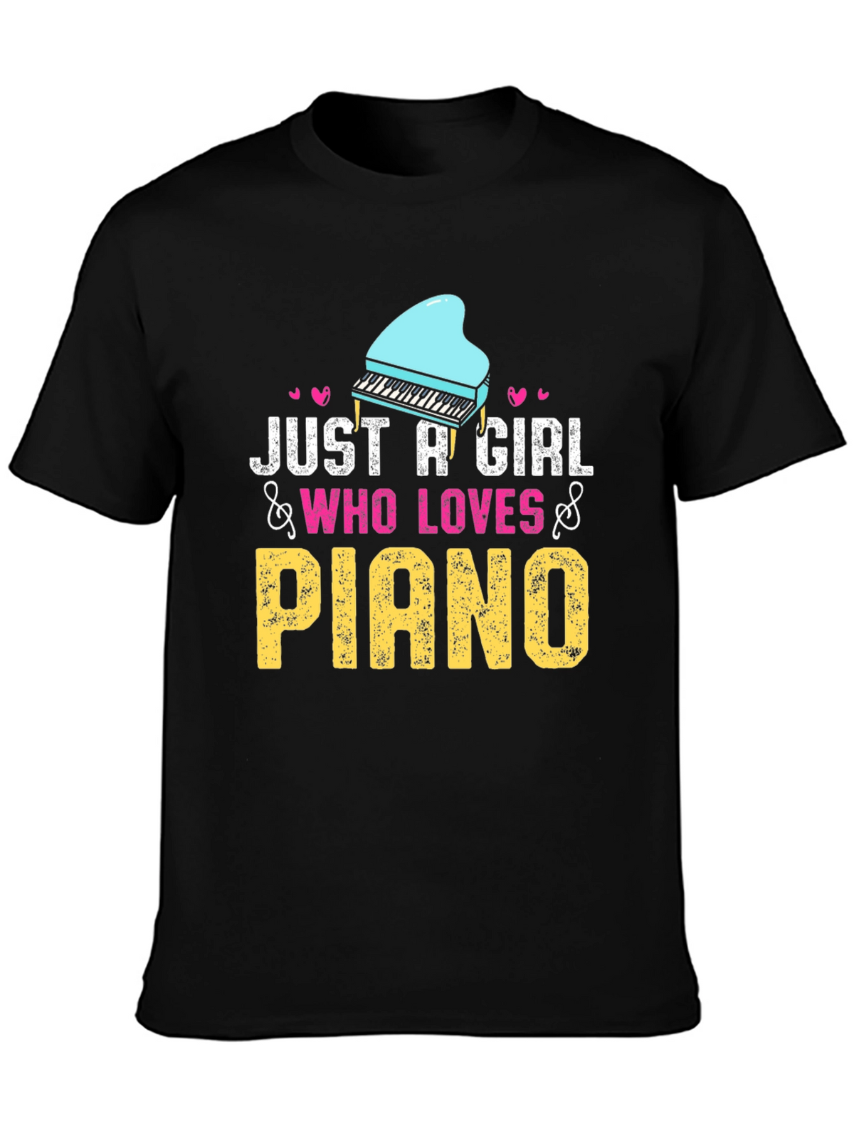 Just A Girl Who Loves Piano T-Shirt