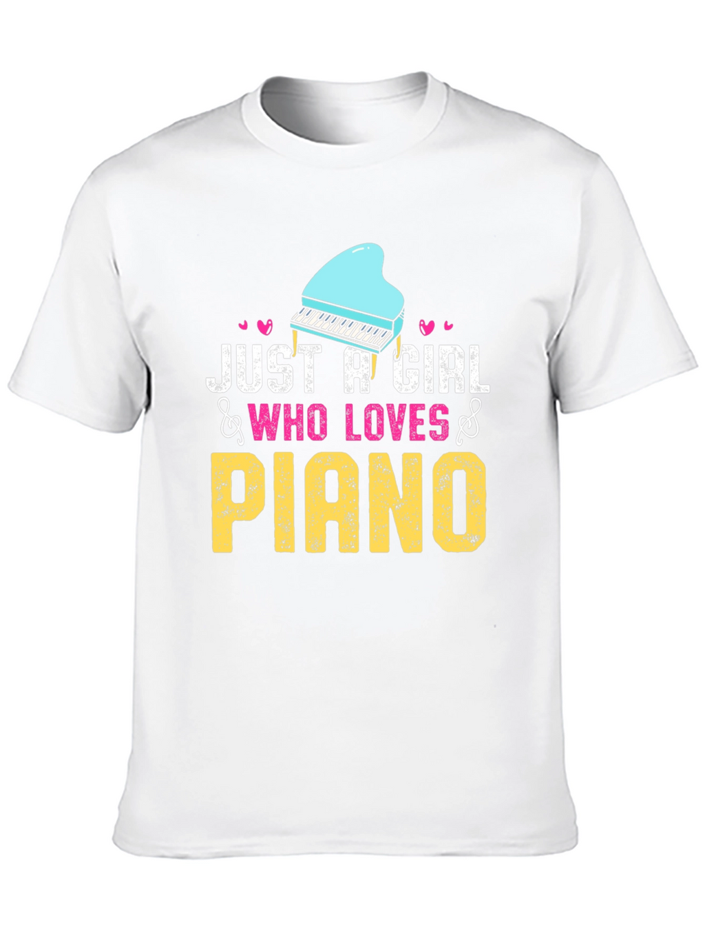 Just A Girl Who Loves Piano T-Shirt