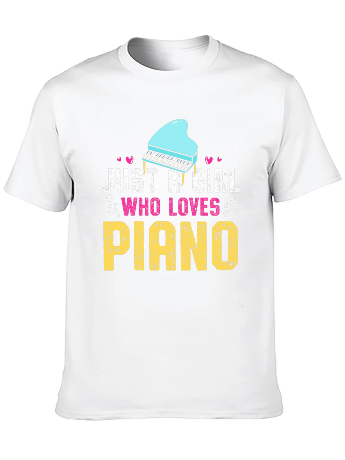 Just A Girl Who Loves Piano T-Shirt