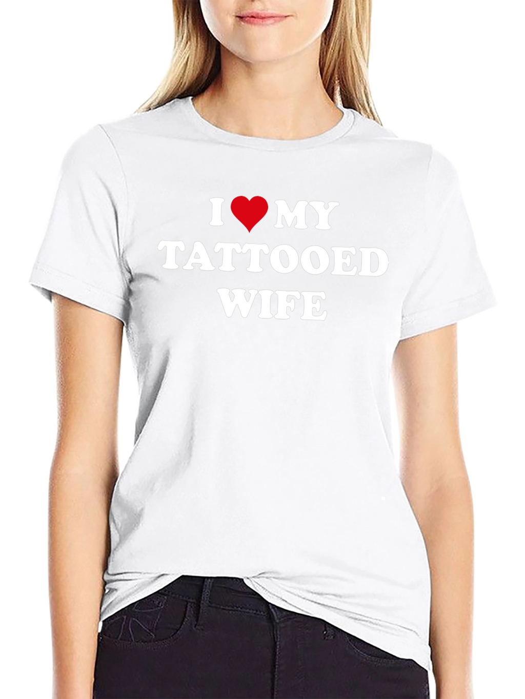 I Heart My Tattooed Wife - Novelty T-Shirt