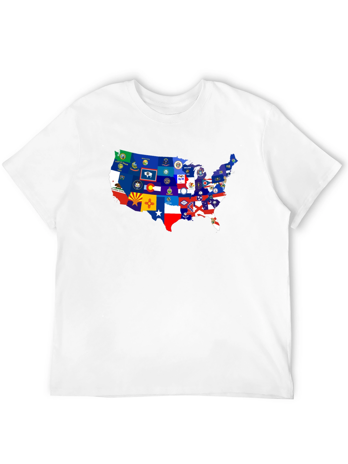 USA States Flag T-Shirt