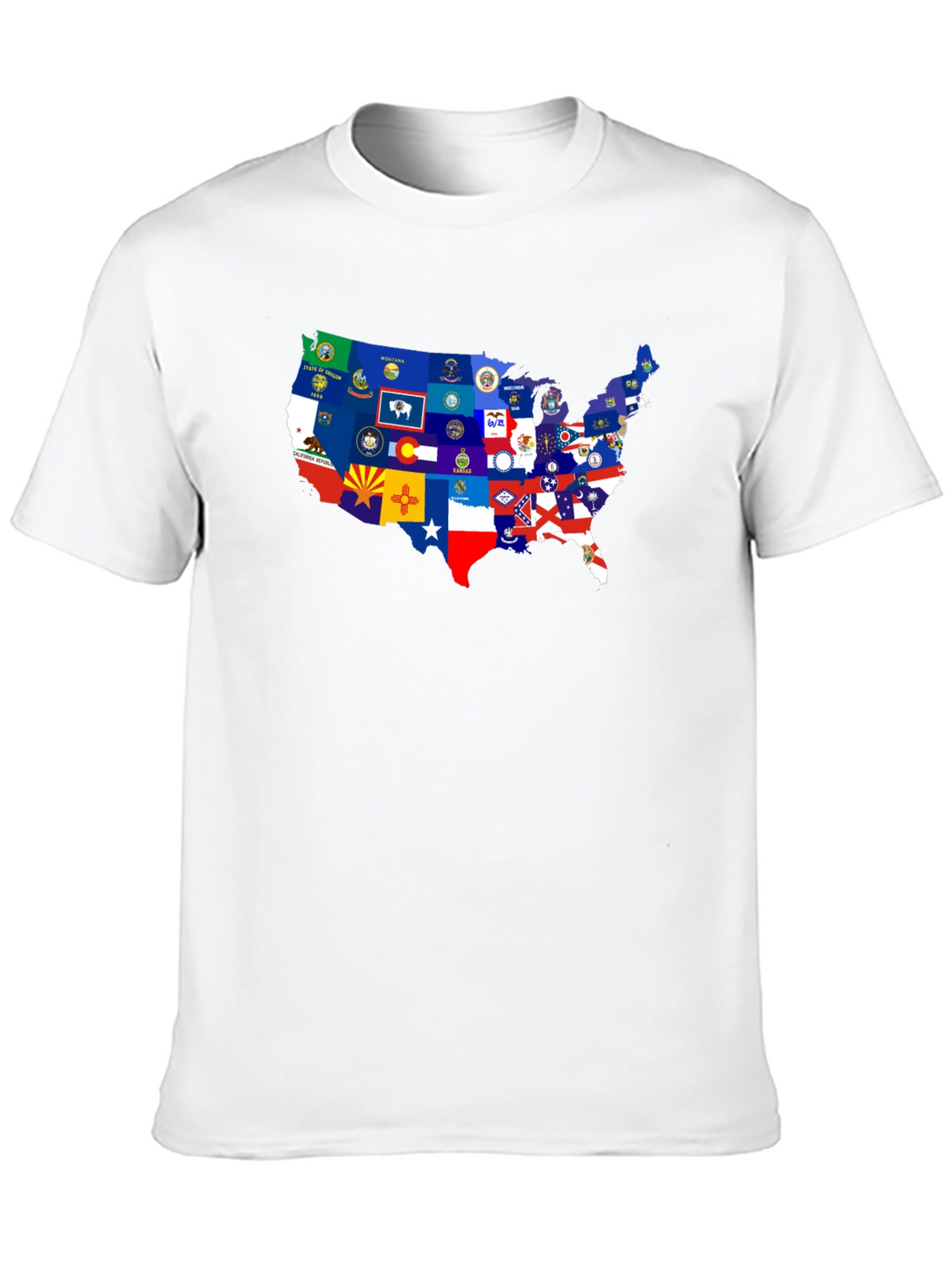 USA States Flag T-Shirt
