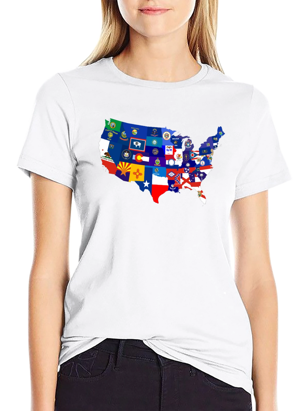 USA States Flag T-Shirt
