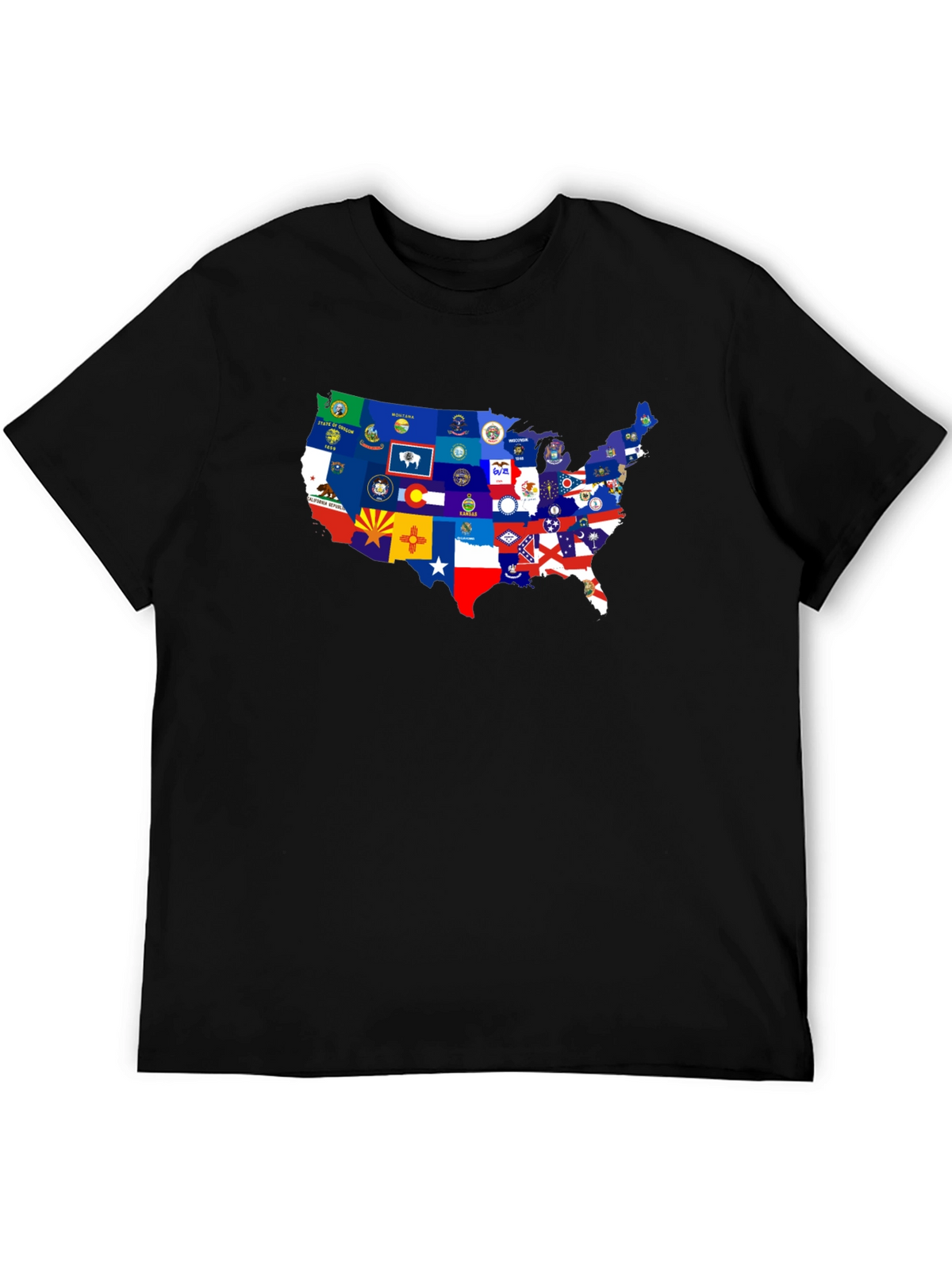 USA States Flag T-Shirt