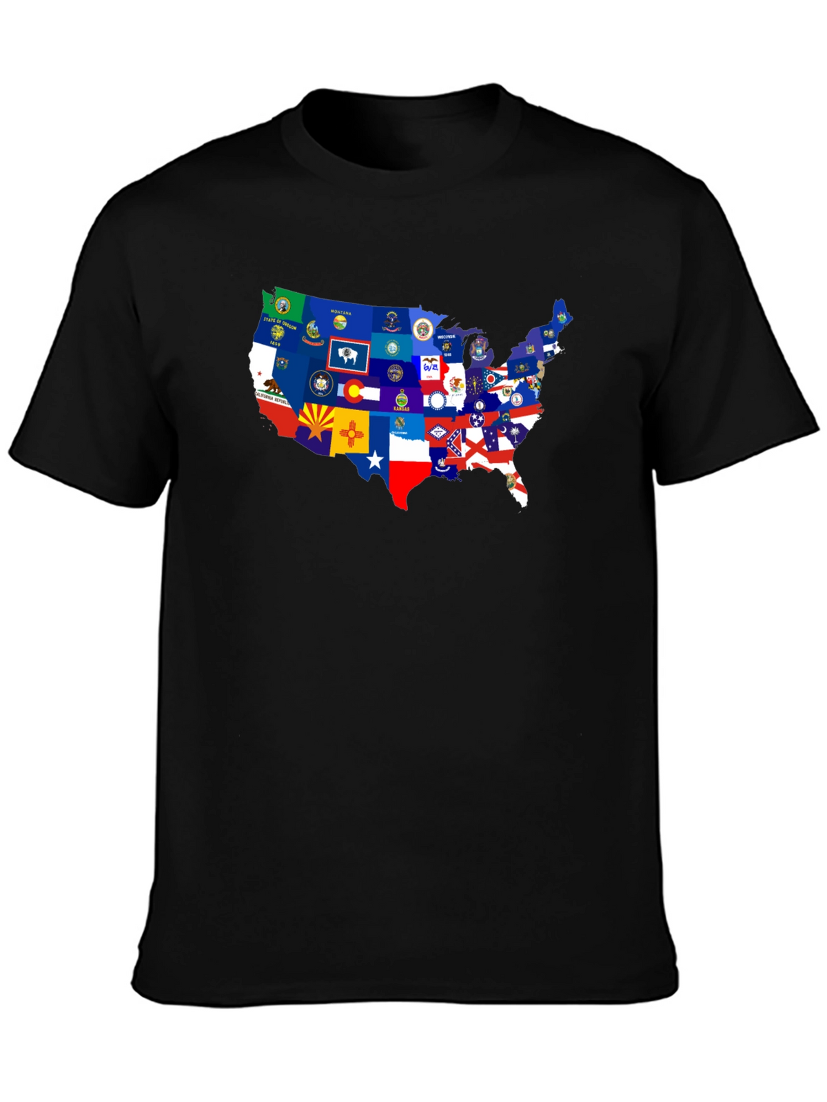 USA States Flag T-Shirt