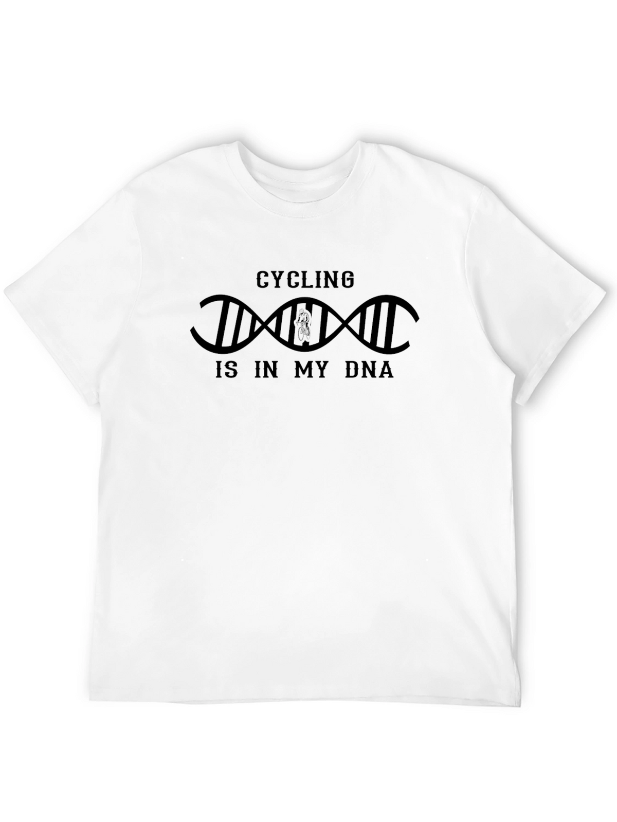 Cycling DNA Graphic Tee - Black