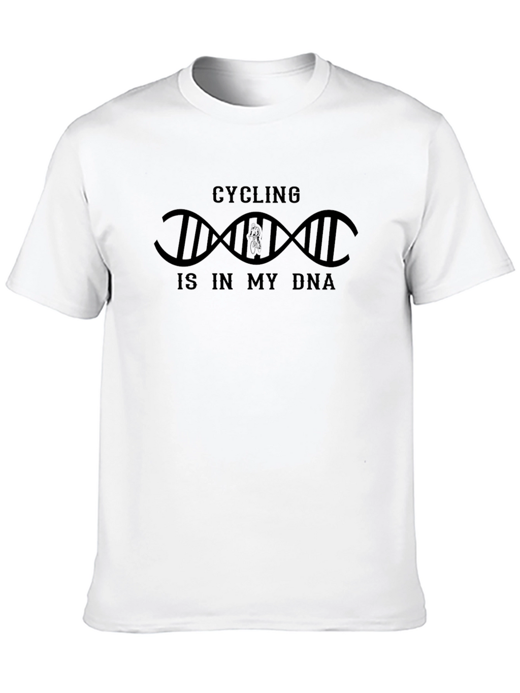 Cycling DNA Graphic Tee - Black