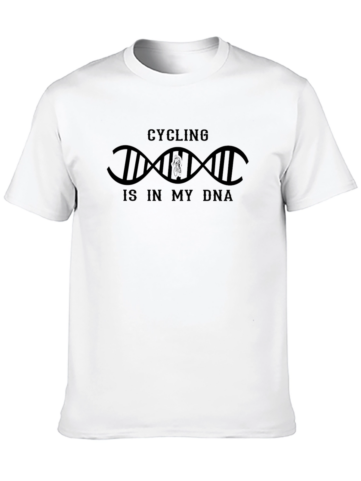 Cycling DNA Graphic Tee - Black