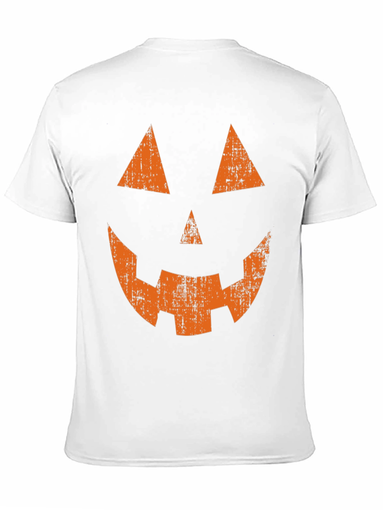 Halloween Pumpkin Face Graphic Tee - Spooky Season