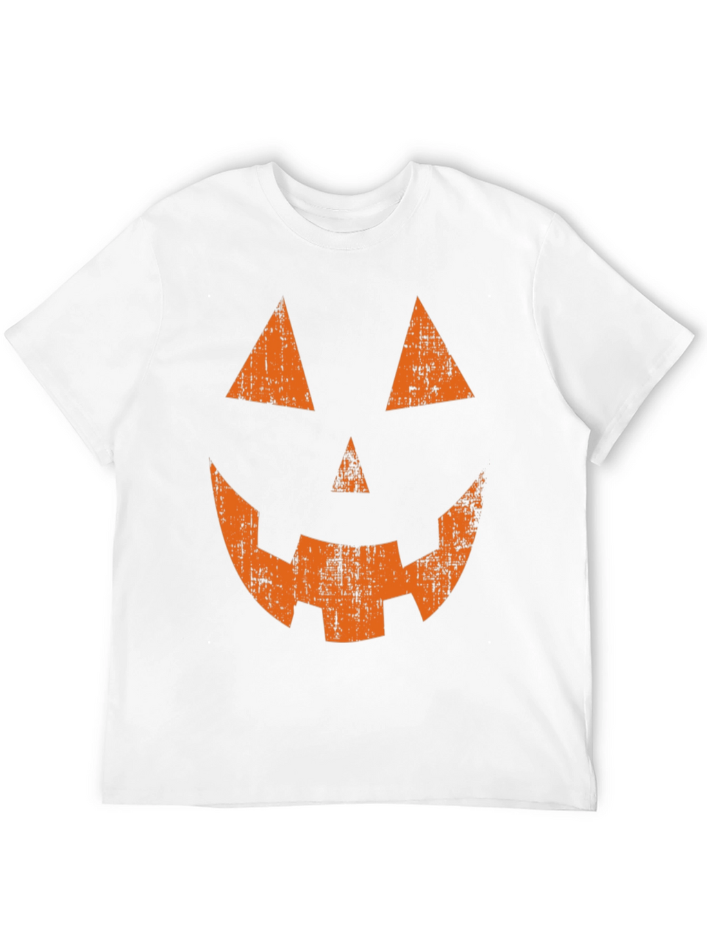 Halloween Pumpkin Face Graphic Tee - Spooky Season