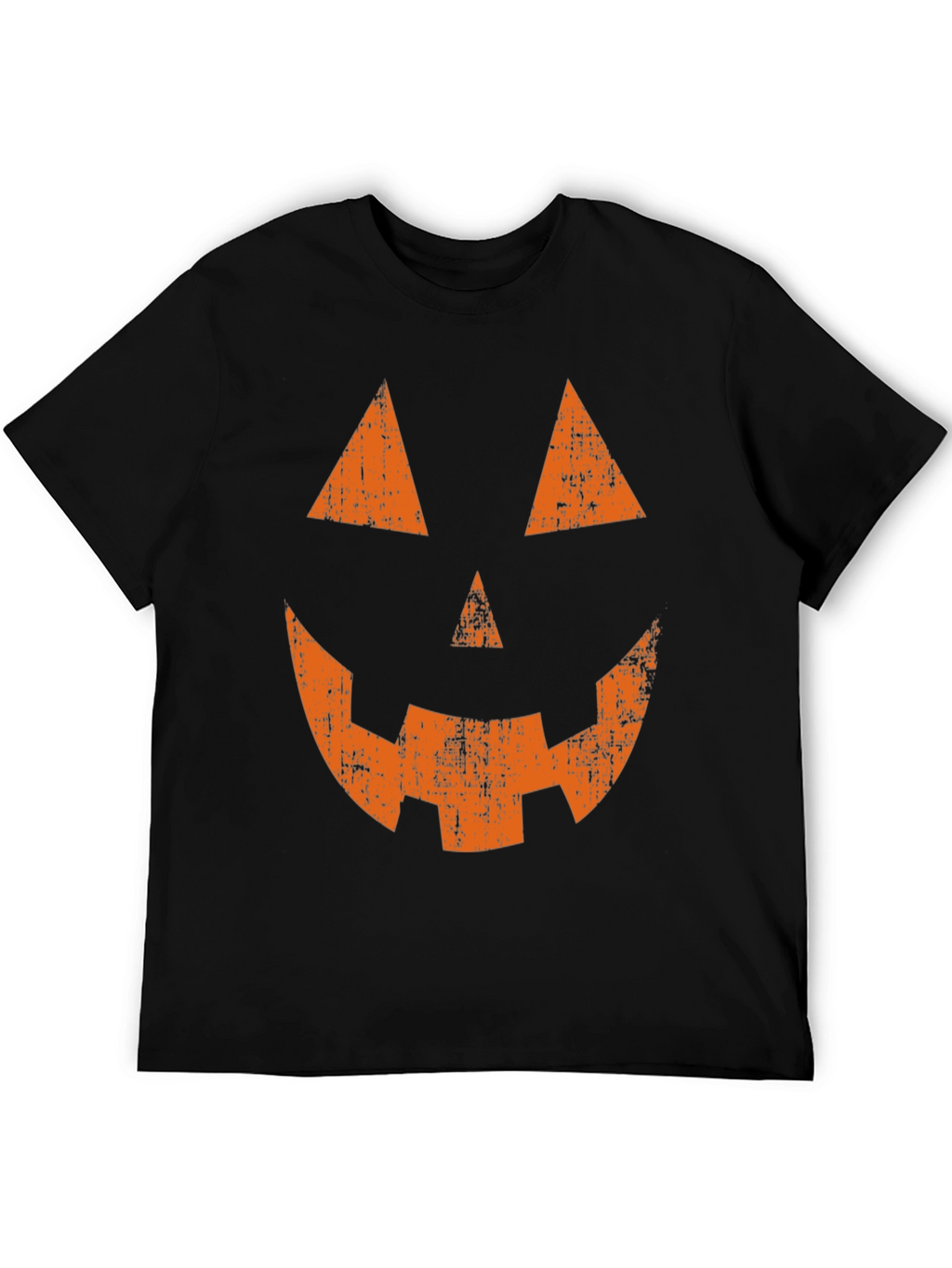 Halloween Pumpkin Face Graphic Tee - Spooky Season