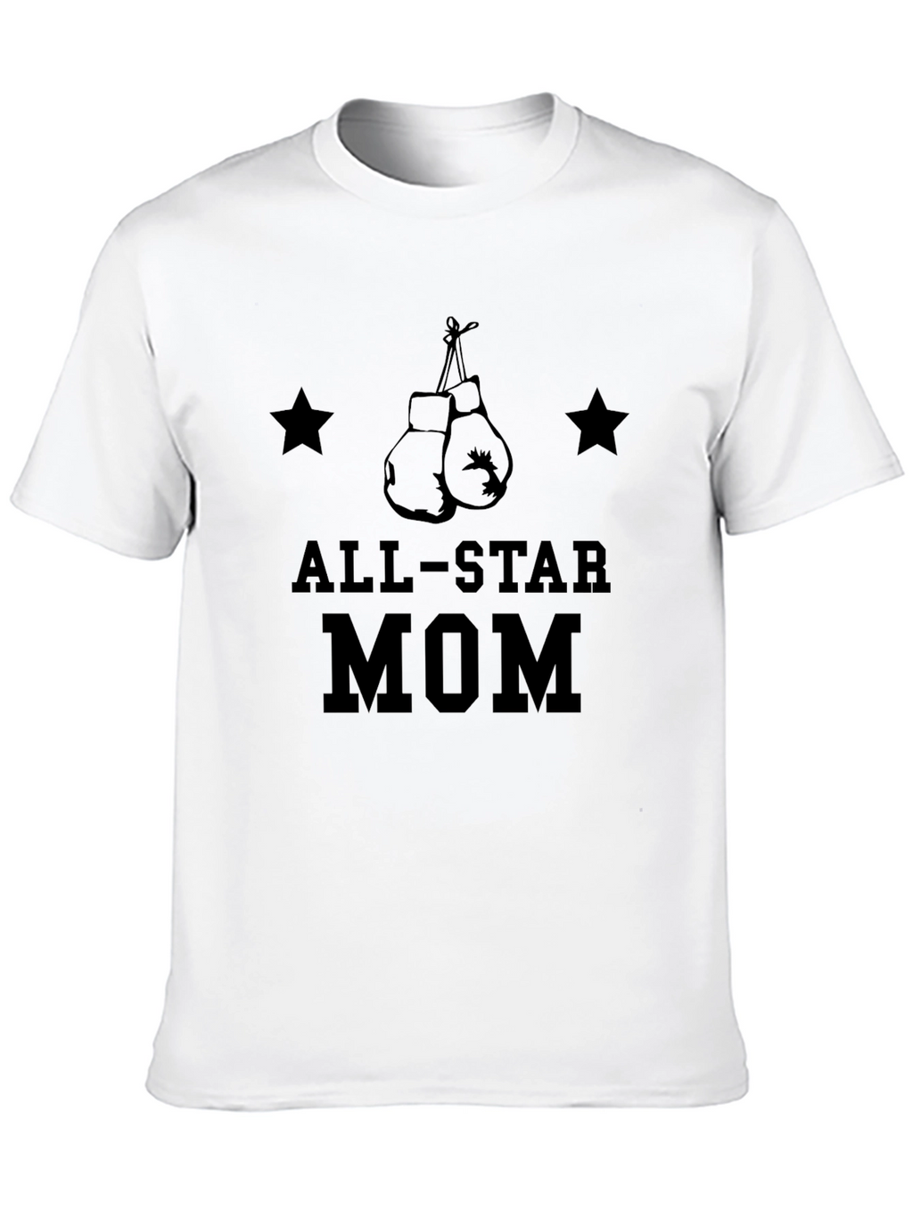 All-Star Mom Graphic Tee - Boxing Gloves Design
