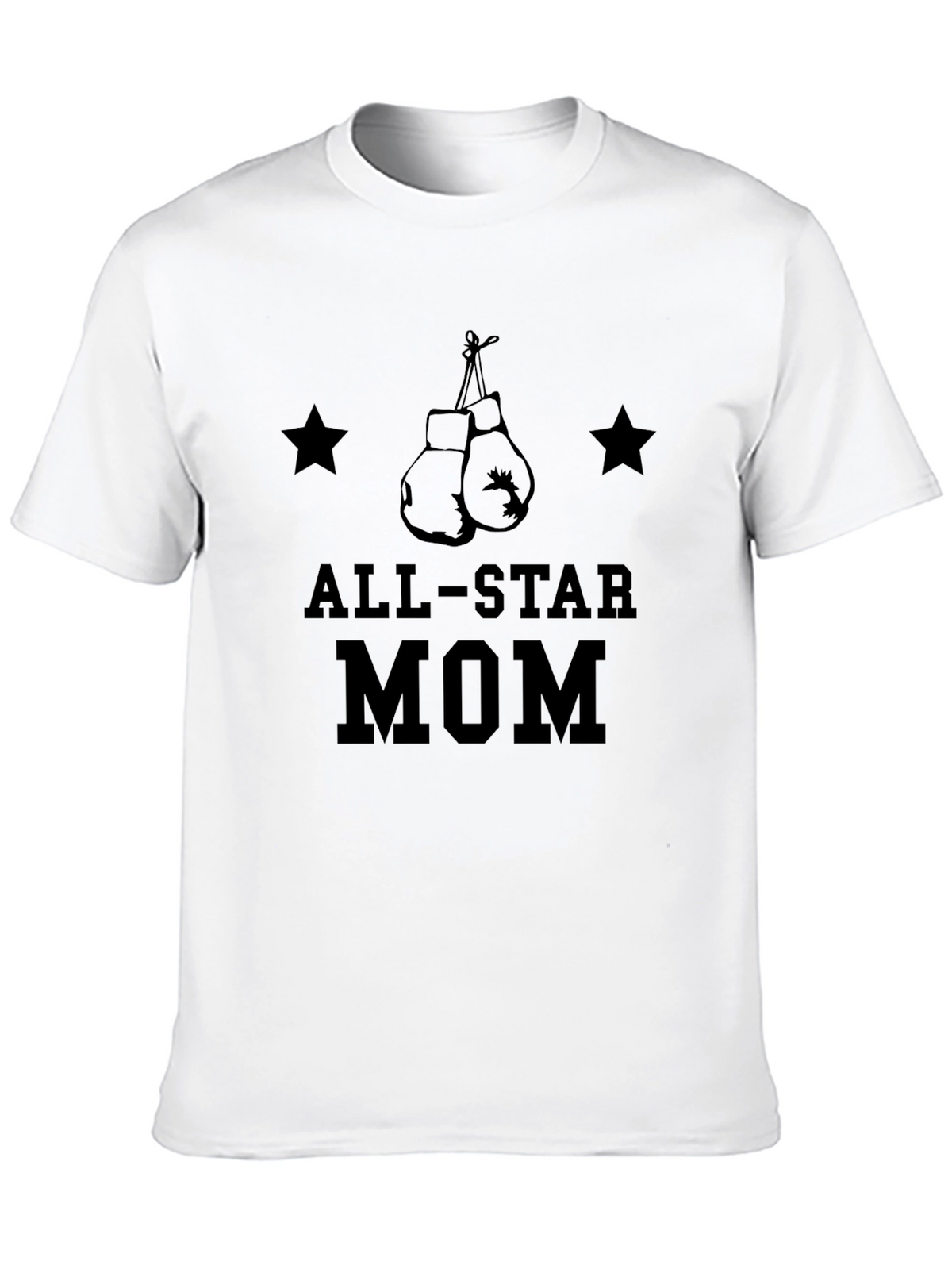 All-Star Mom Graphic Tee - Boxing Gloves Design