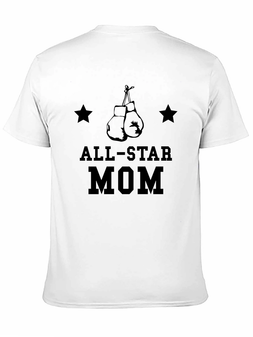 All-Star Mom Graphic Tee - Boxing Gloves Design