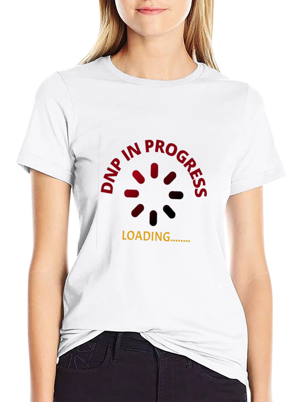 DNP In Progress Black T-Shirt - Gamer Humor