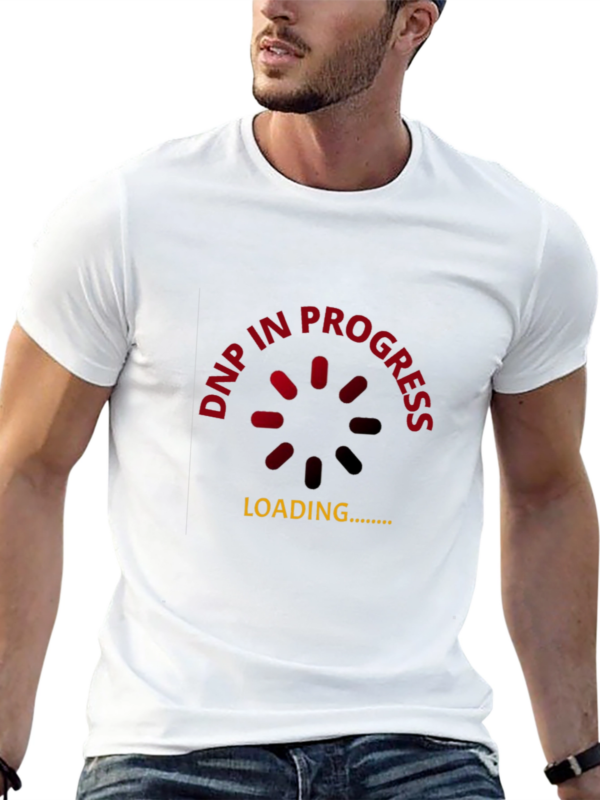 DNP In Progress Black T-Shirt - Gamer Humor