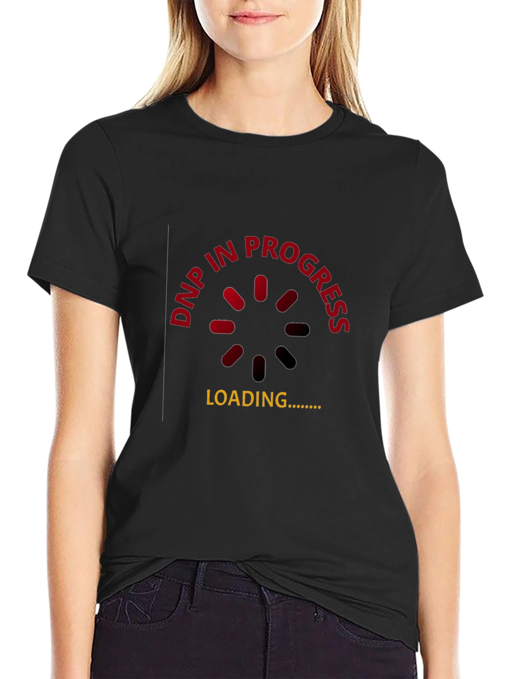 DNP In Progress Black T-Shirt - Gamer Humor