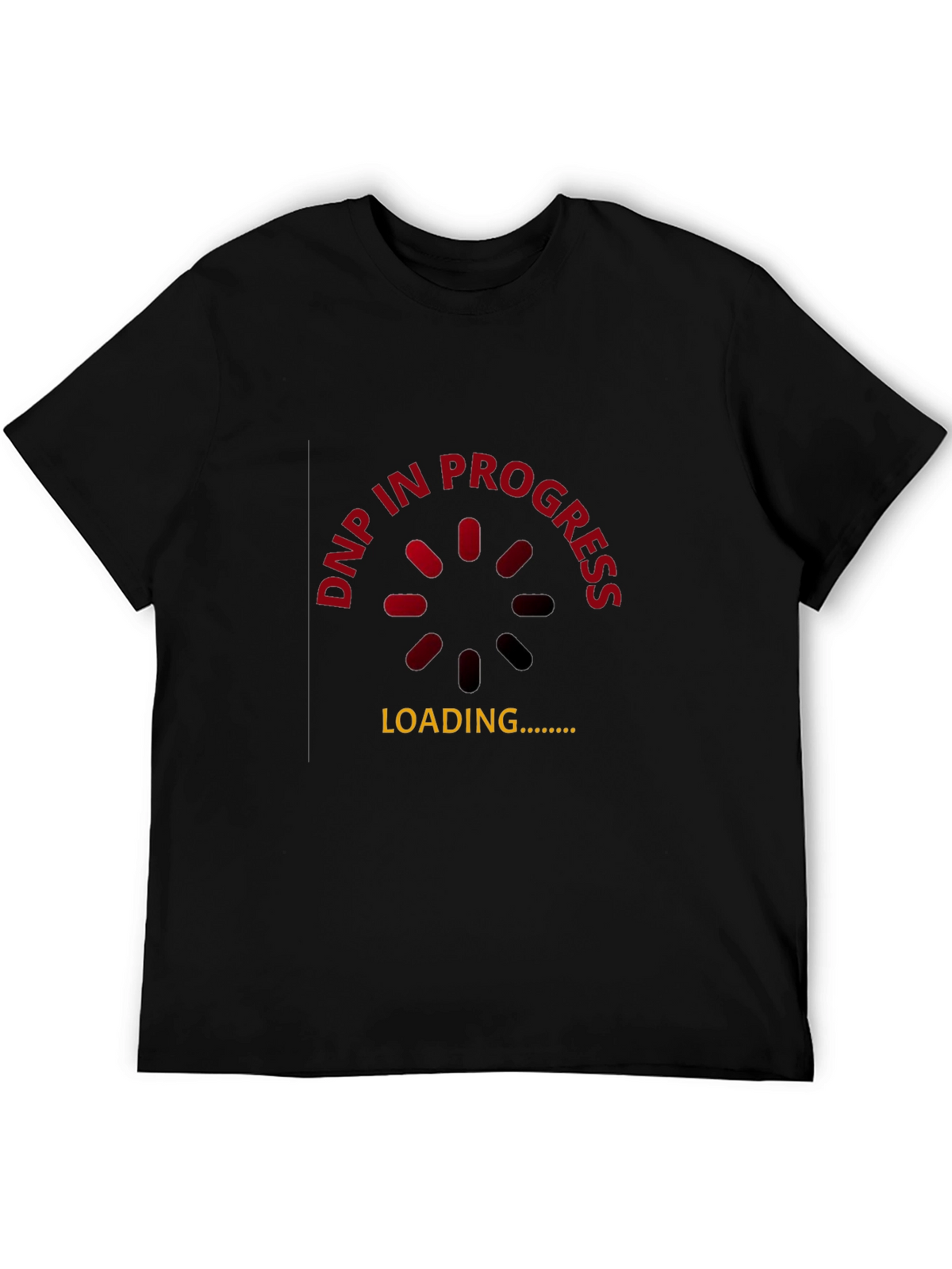 DNP In Progress Black T-Shirt - Gamer Humor