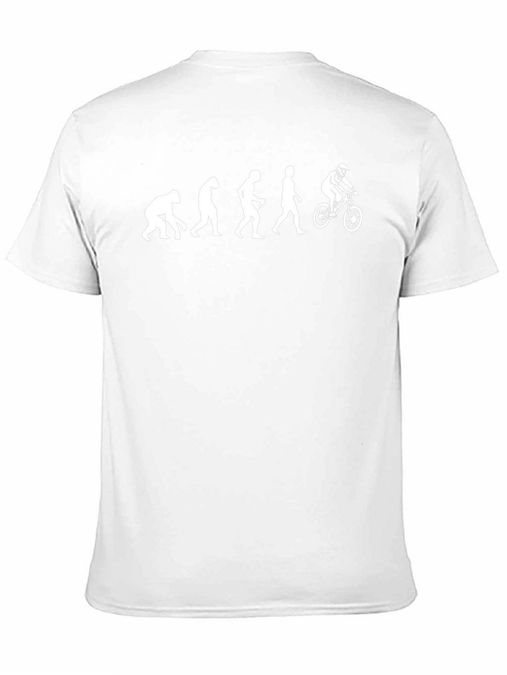 Evolution of a Mountain Biker Black T-Shirt