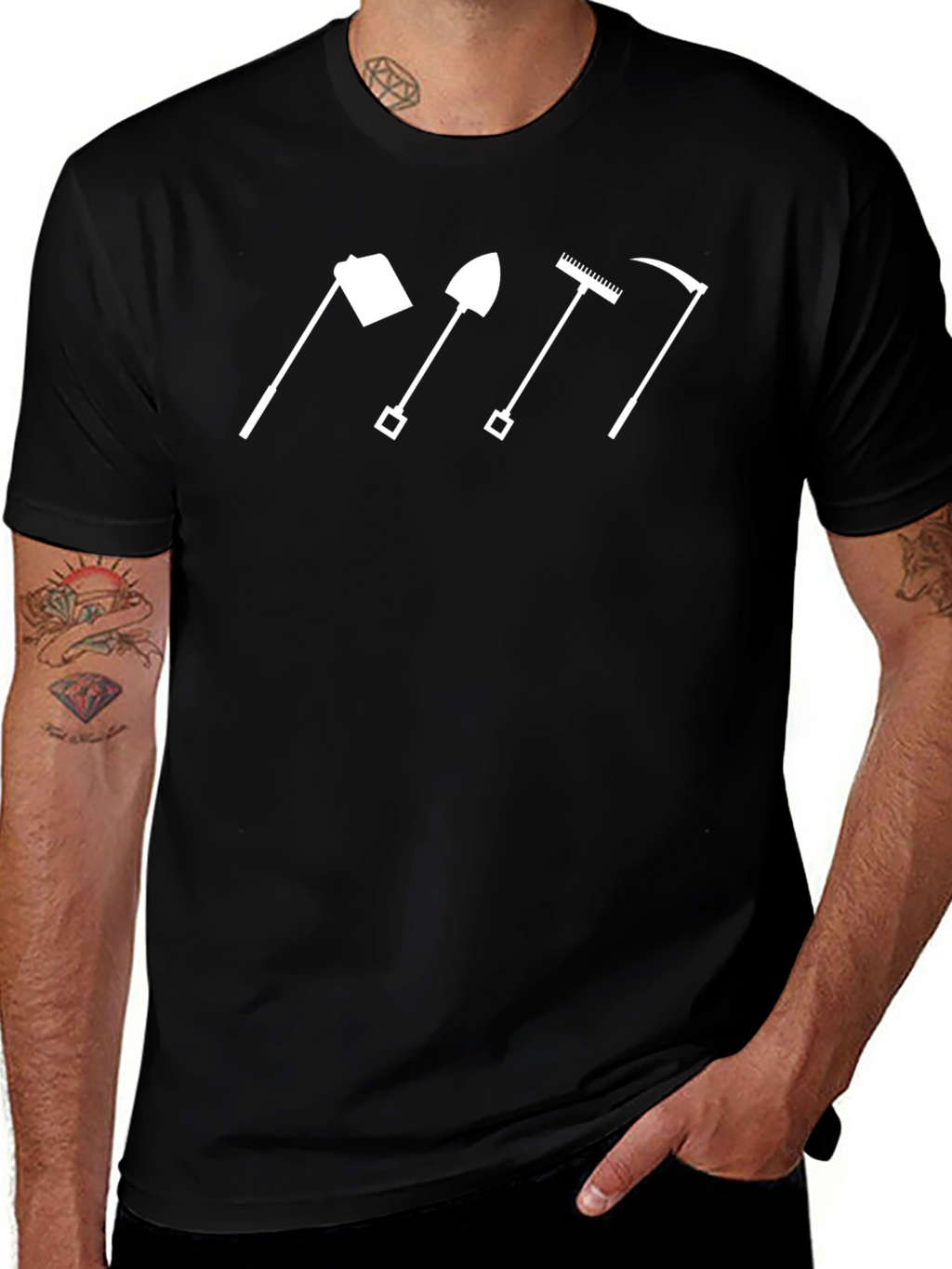 Gardening Tools Graphic Tee