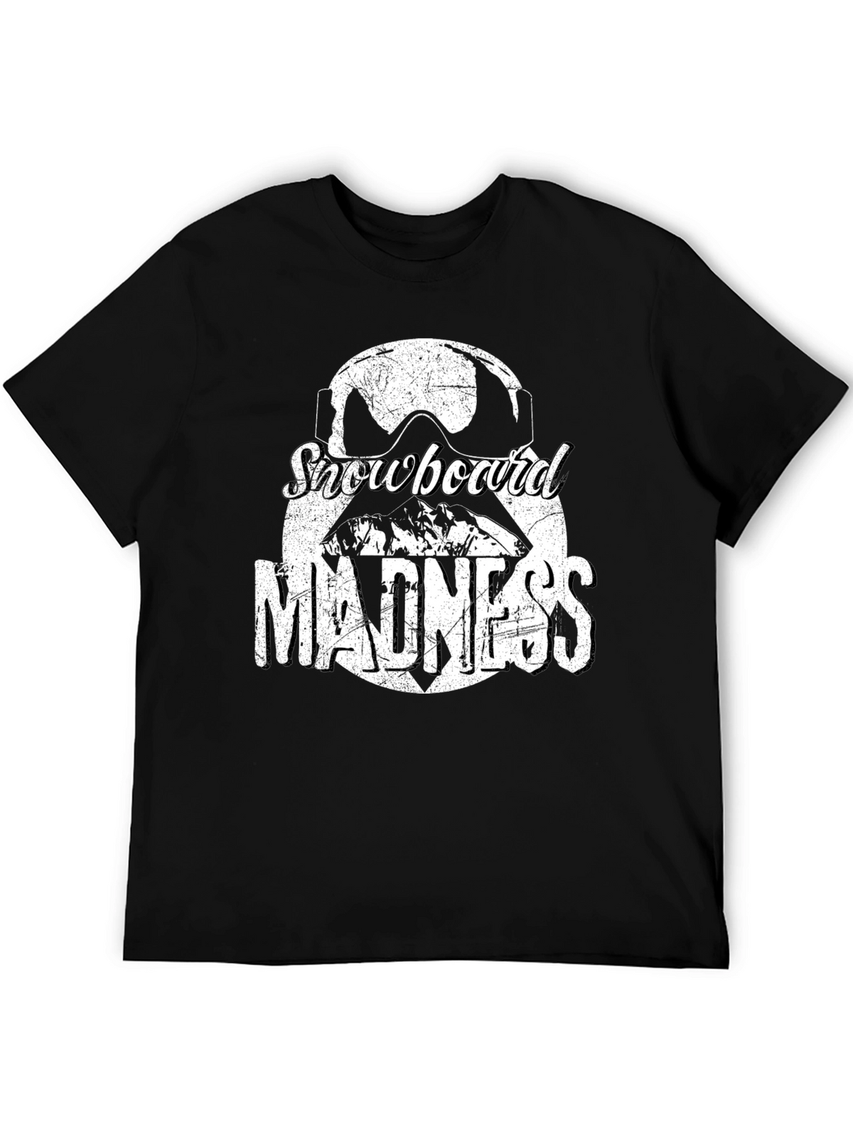 Snowboard Madness Graphic Tee - Black