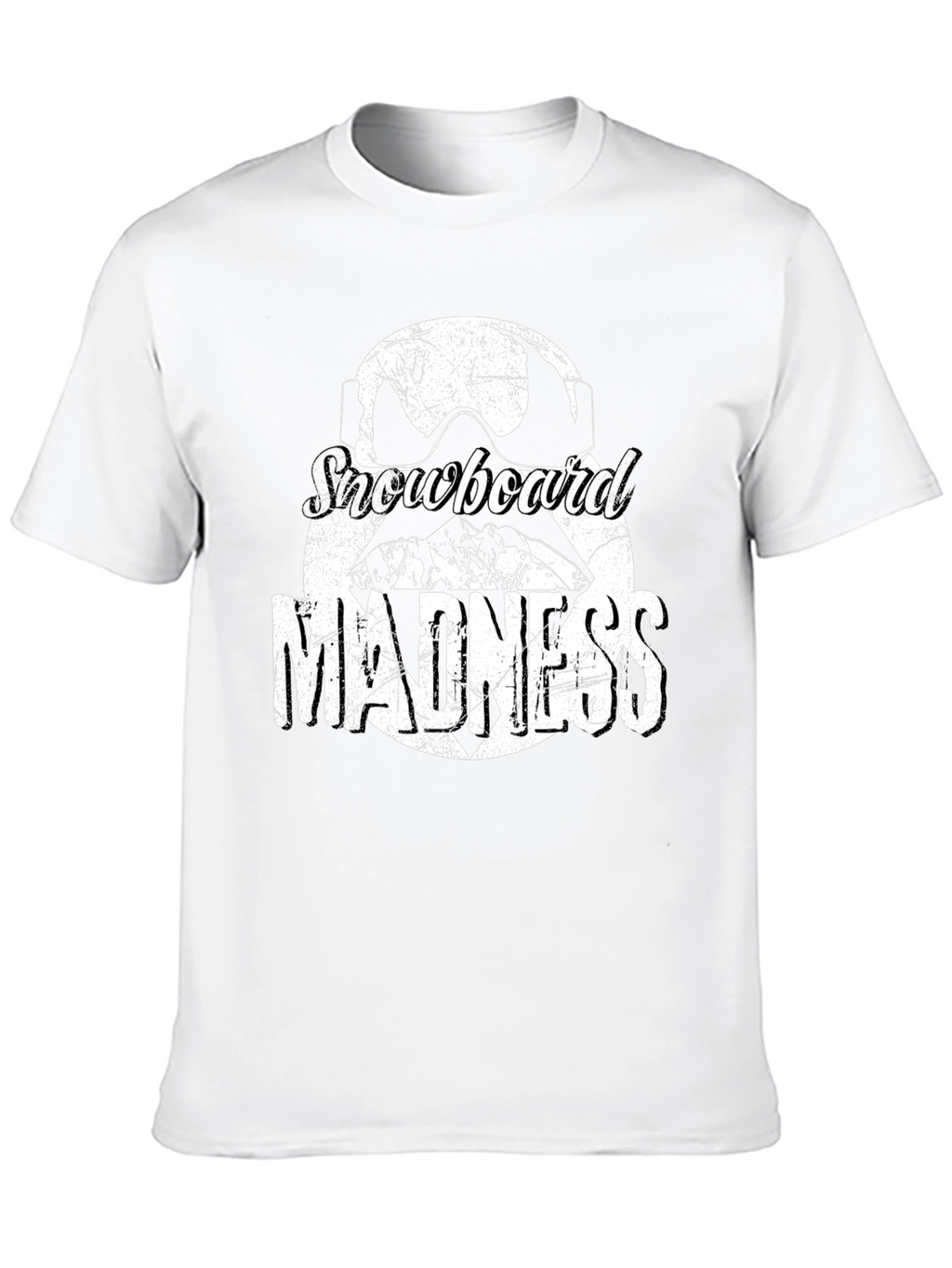 Snowboard Madness Graphic Tee - Black