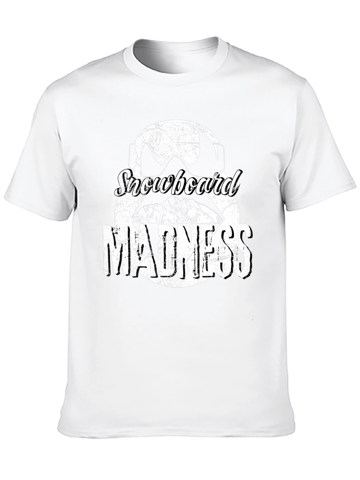 Snowboard Madness Graphic Tee - Black