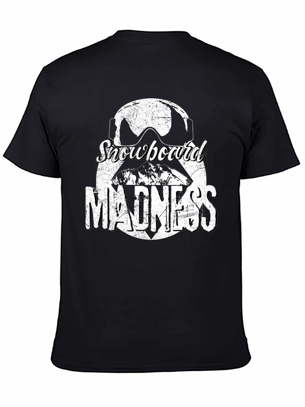 Snowboard Madness Graphic Tee - Black