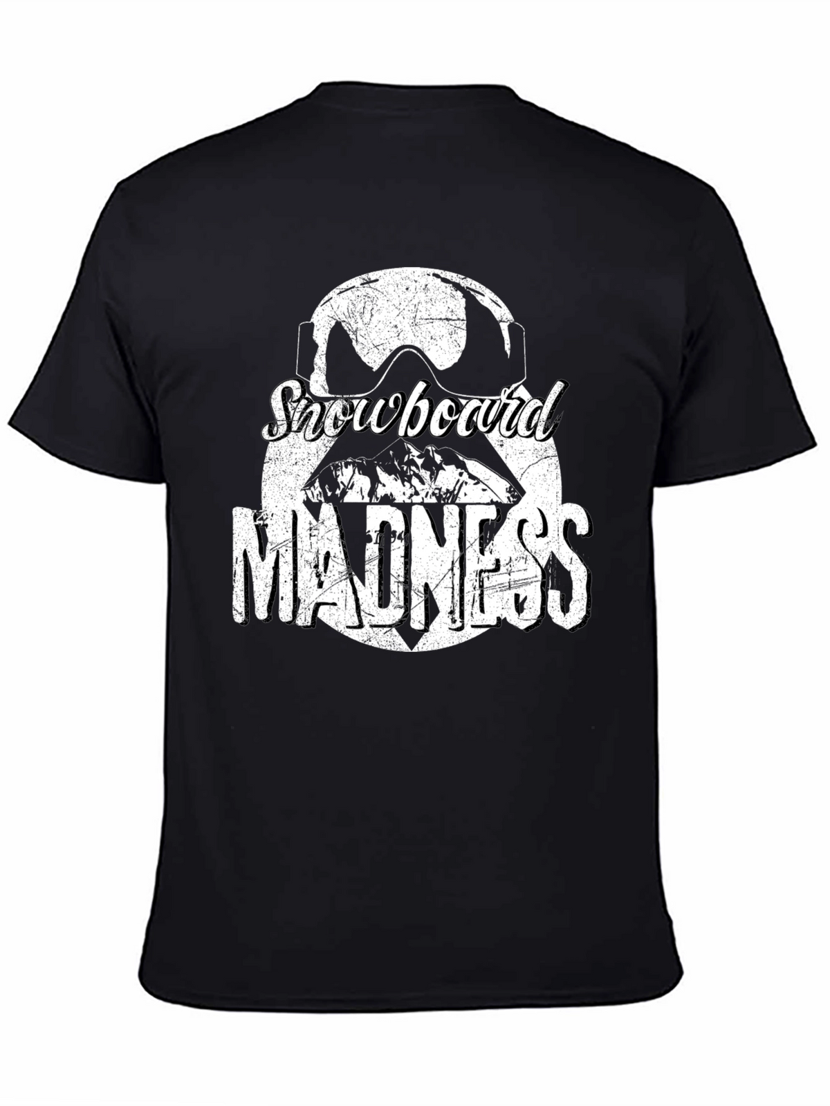 Snowboard Madness Graphic Tee - Black