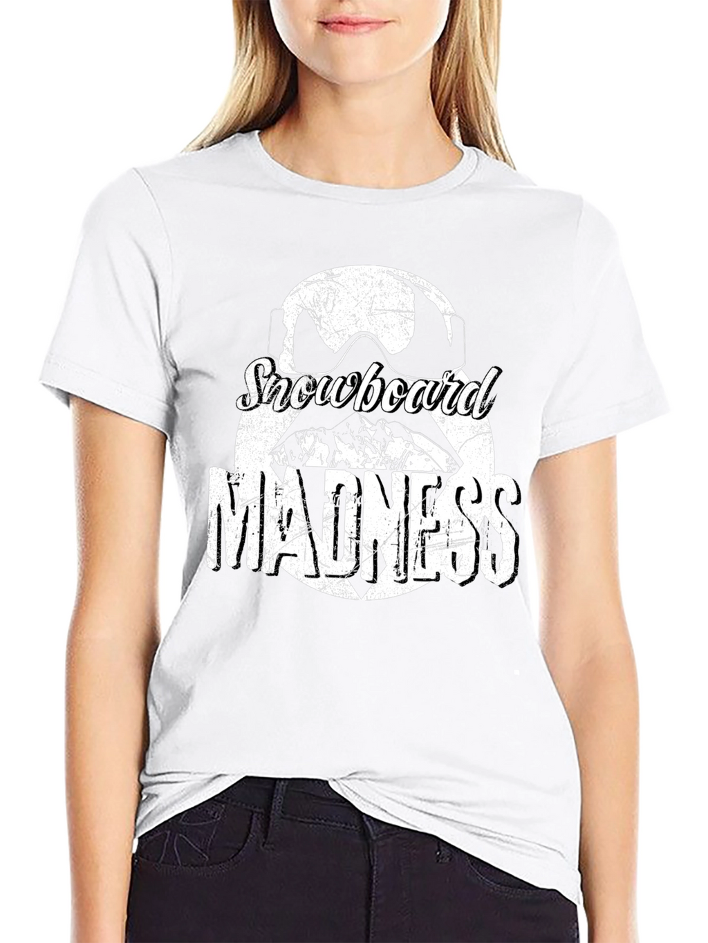 Snowboard Madness Graphic Tee - Black