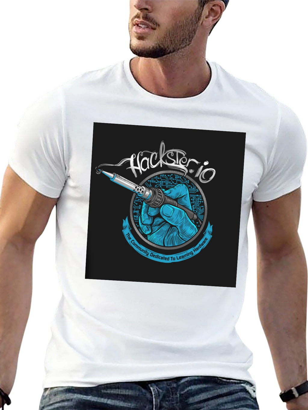 Hackerio Soldering T-Shirt - Hardware Enthusiast Apparel