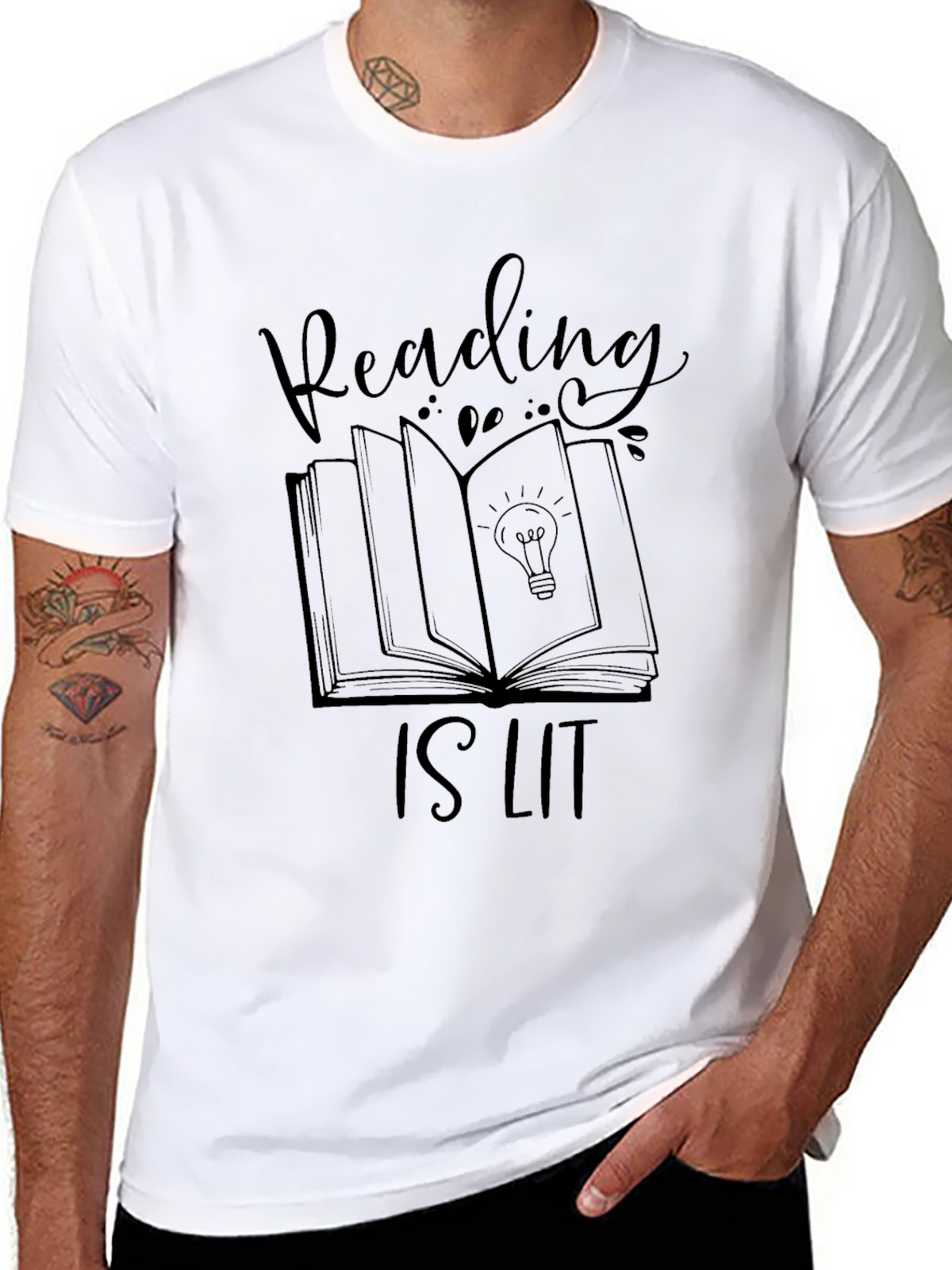 Reading is Lit Graphic Tee