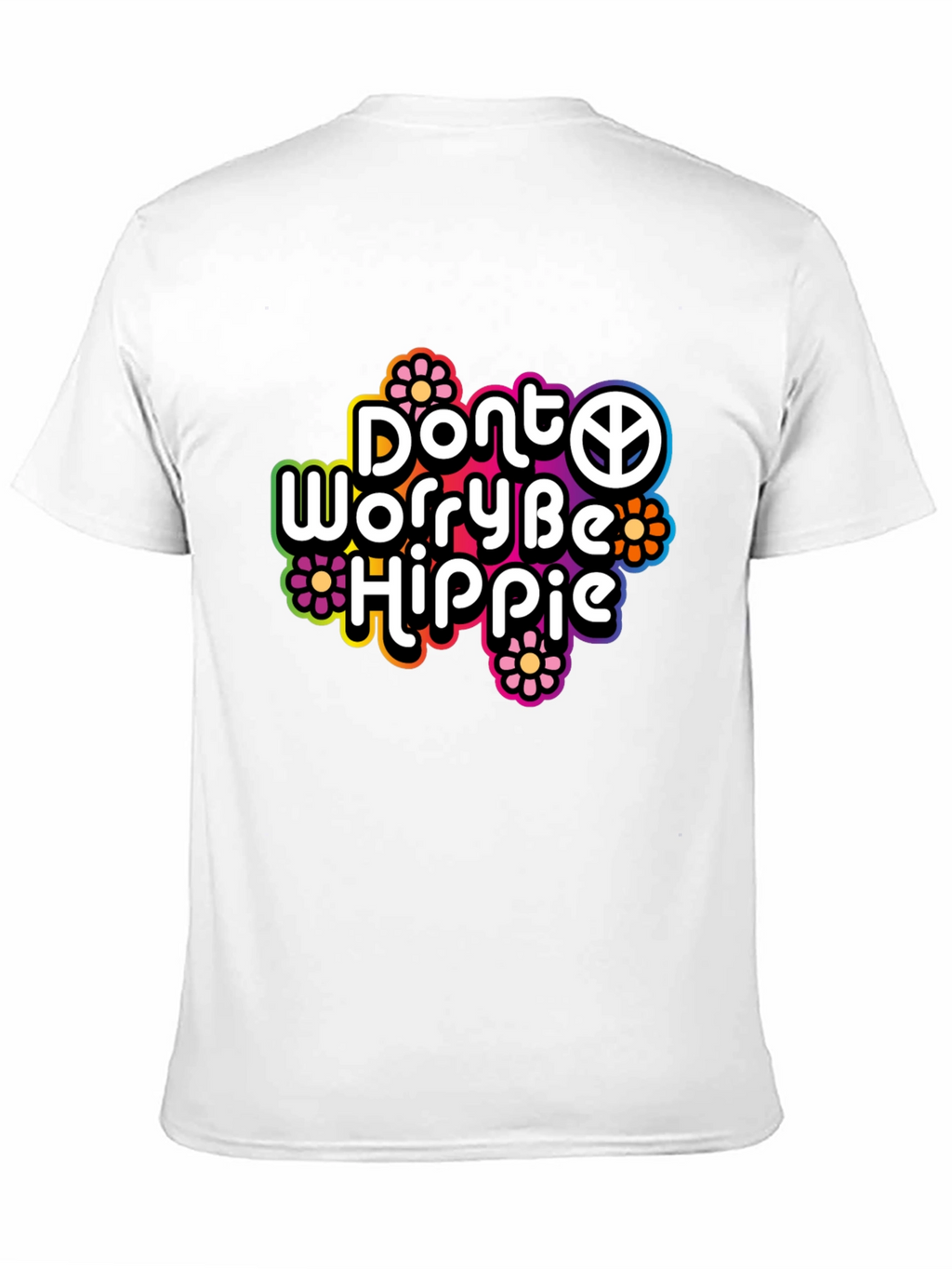 Dont Worry Be Hippie Graphic T-Shirt