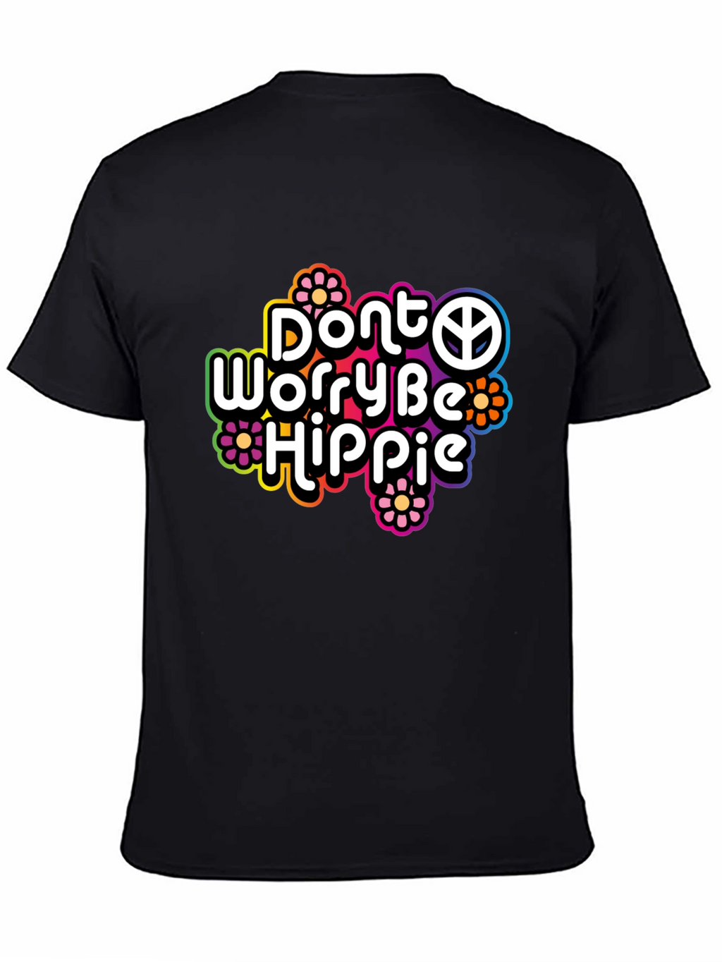 Dont Worry Be Hippie Graphic T-Shirt