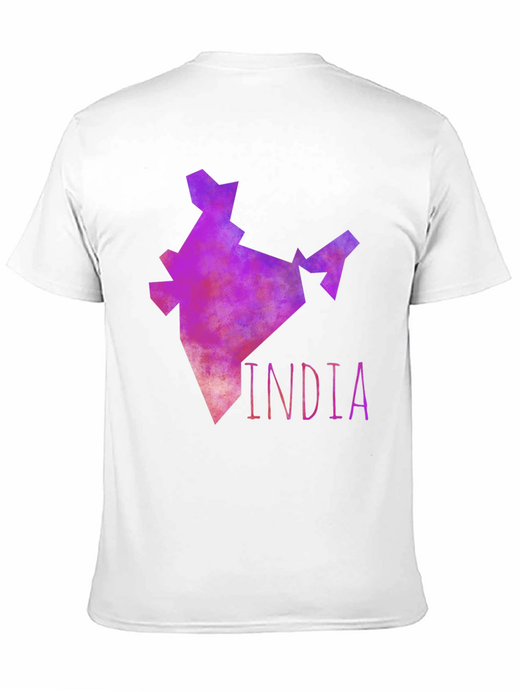 India Map Graphic Tee - Mens Black T-Shirt